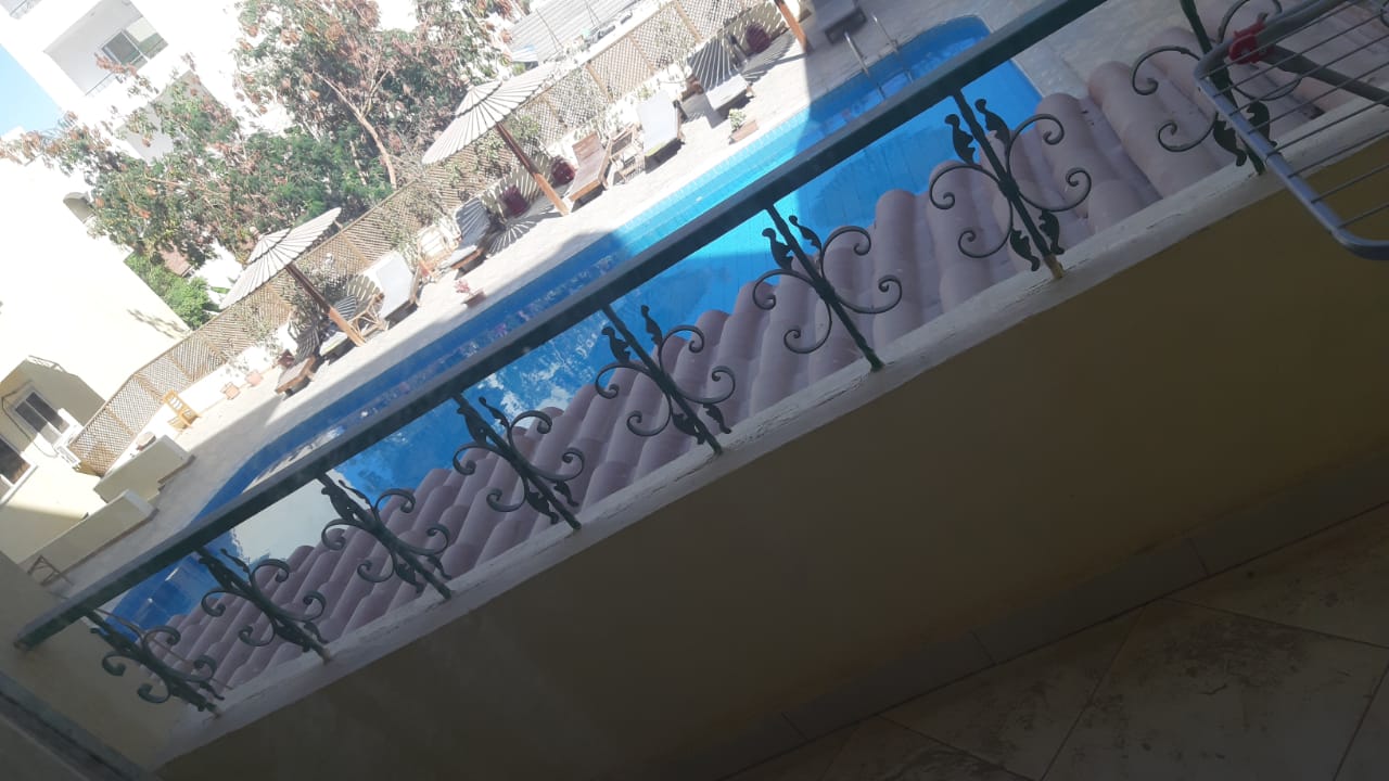 1519 1 bedroom apartment in compound with pool in Hadaba